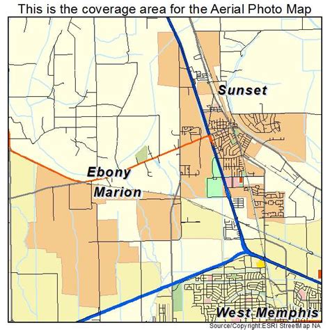 marion arkansas map